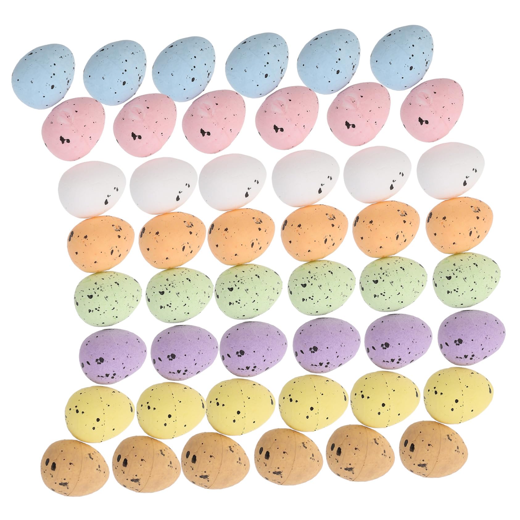 Œufs mousse décoratifs miniatures VANZACK pour panier de Pâques et loisirs créatifs x100