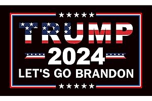 Donald Trump 2024 Lets go Brandon flag 3x5 Ft Outdoor Indoor