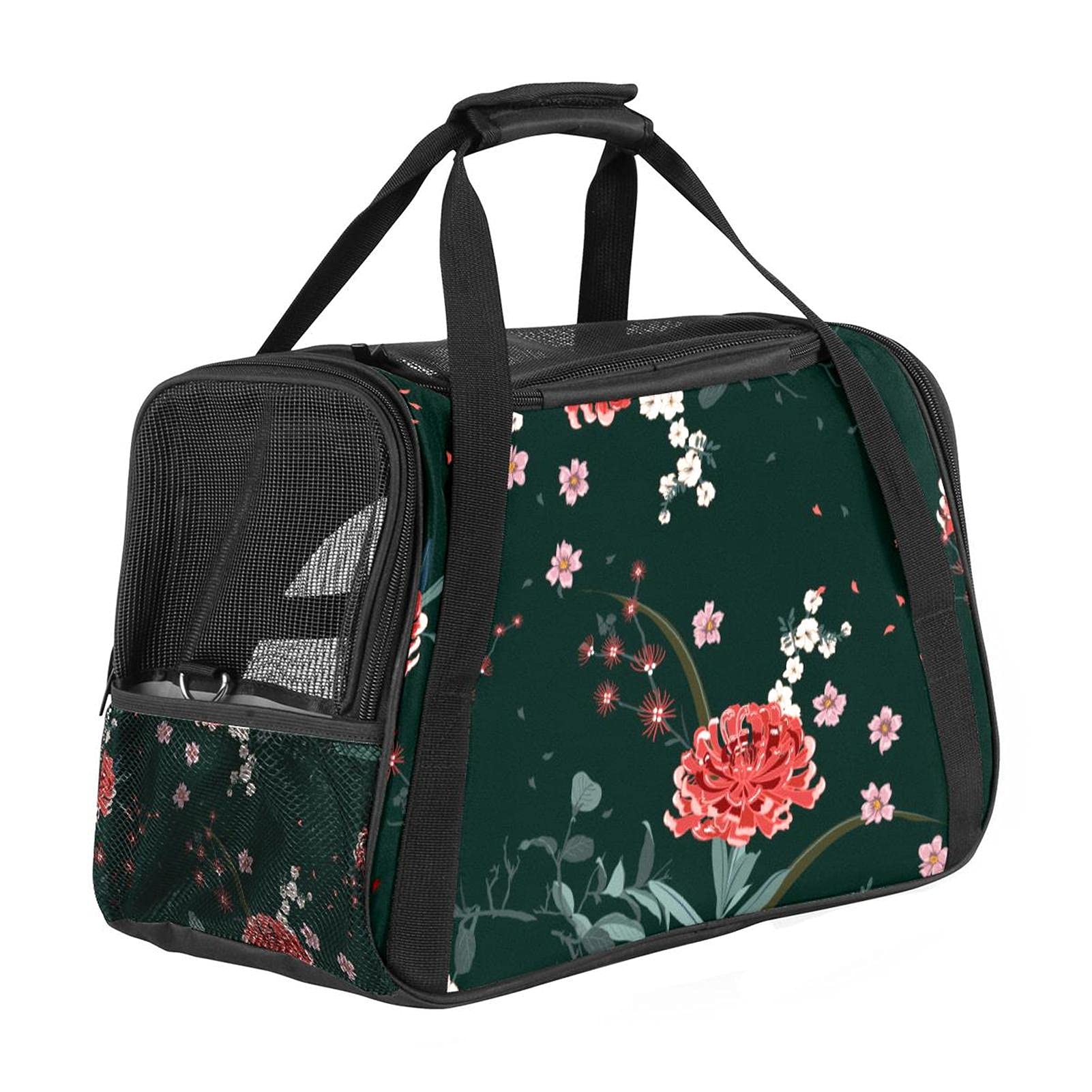 Sac de transport pour animal domestique chien chat avec sangle épaule confortable