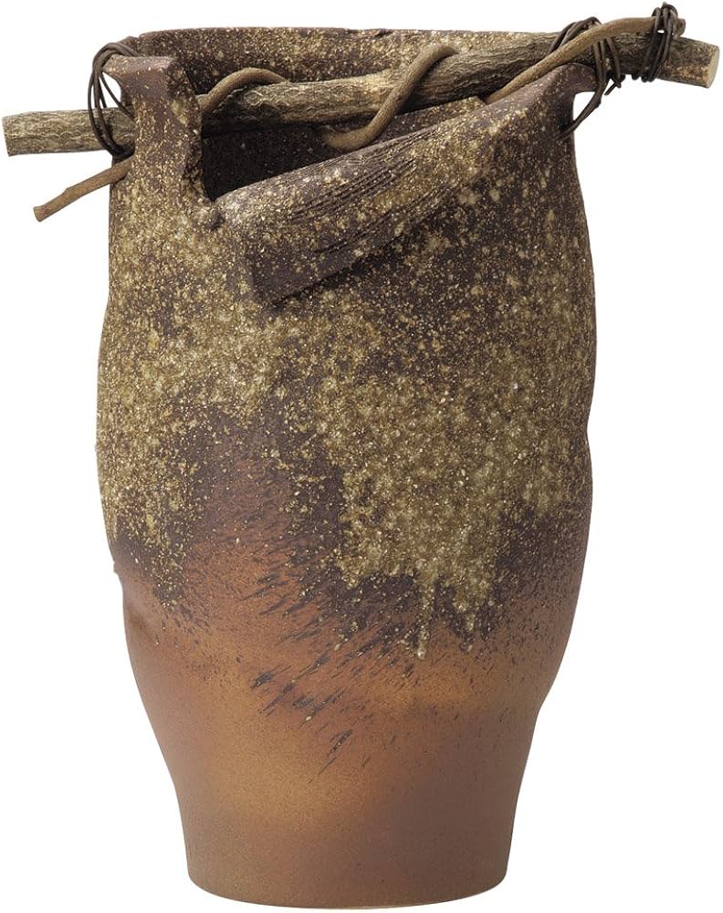 訳あり出品⤵️信楽焼 手桶 傘立て  高さ４４cm 訳あり出品⤵️信楽焼 手桶 傘立て 高さ44cm