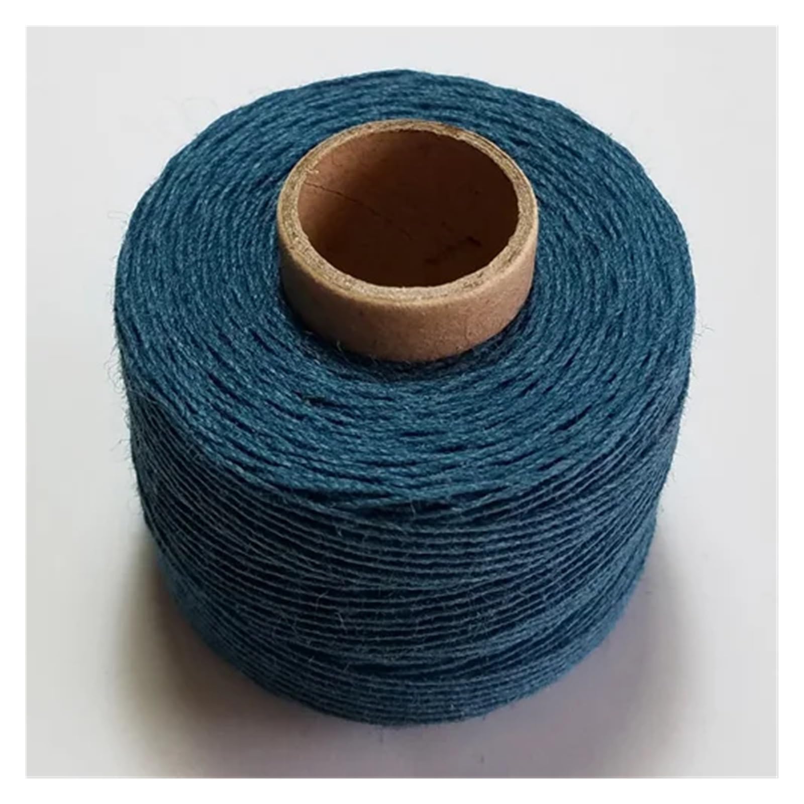 Fil de lin coloré 0.7mm bleu pour broderie et ateliers bricolage