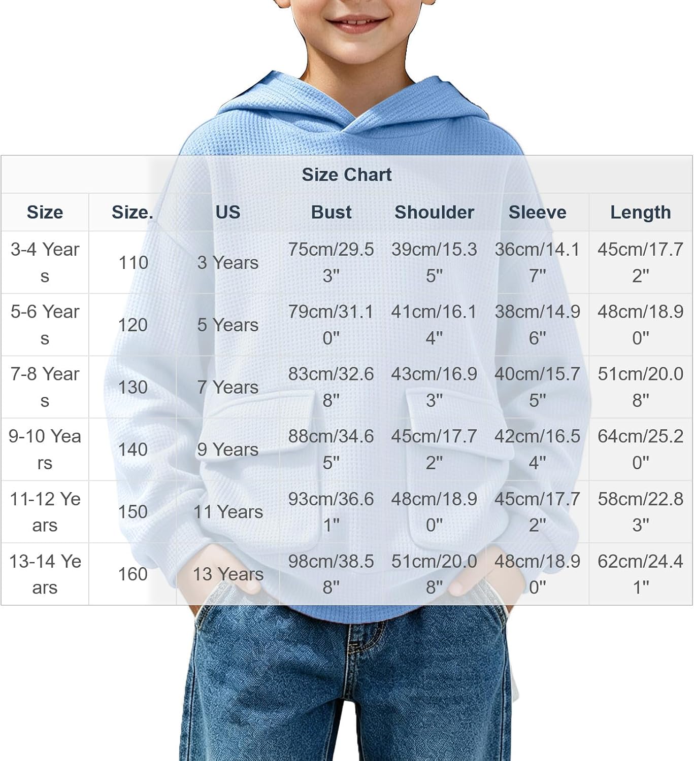 Boys Long Sleeve Hooded Sweatshirt Fall School Pullover Tops