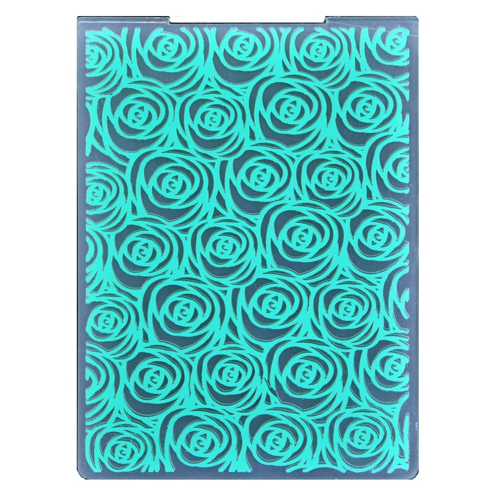 DDOUJOY Flowers Leaves Butterfly Rose Cherry Blossoms Background Plastic Embossing Folders for Card Making Scrapbooking and Other Paper Crafts 2212091 (3)