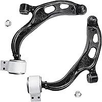 Vista 104 de Detroit Axle - 2 brazos de control inferiores delanteros para Jeep Grand Cherokee Commander 05-10 2005 2006 2007 2008 2009 2010 Conjunto de brazos