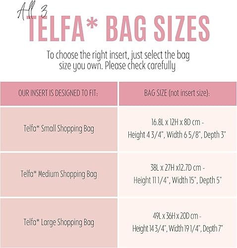 Miniatura 2 de Divitize Purse Organizer compatible with Tel*** Bag, Large Organizer Medium Cup Holder, Handmade 2mm Premium Felt Insert with Silver Zipper, Snug