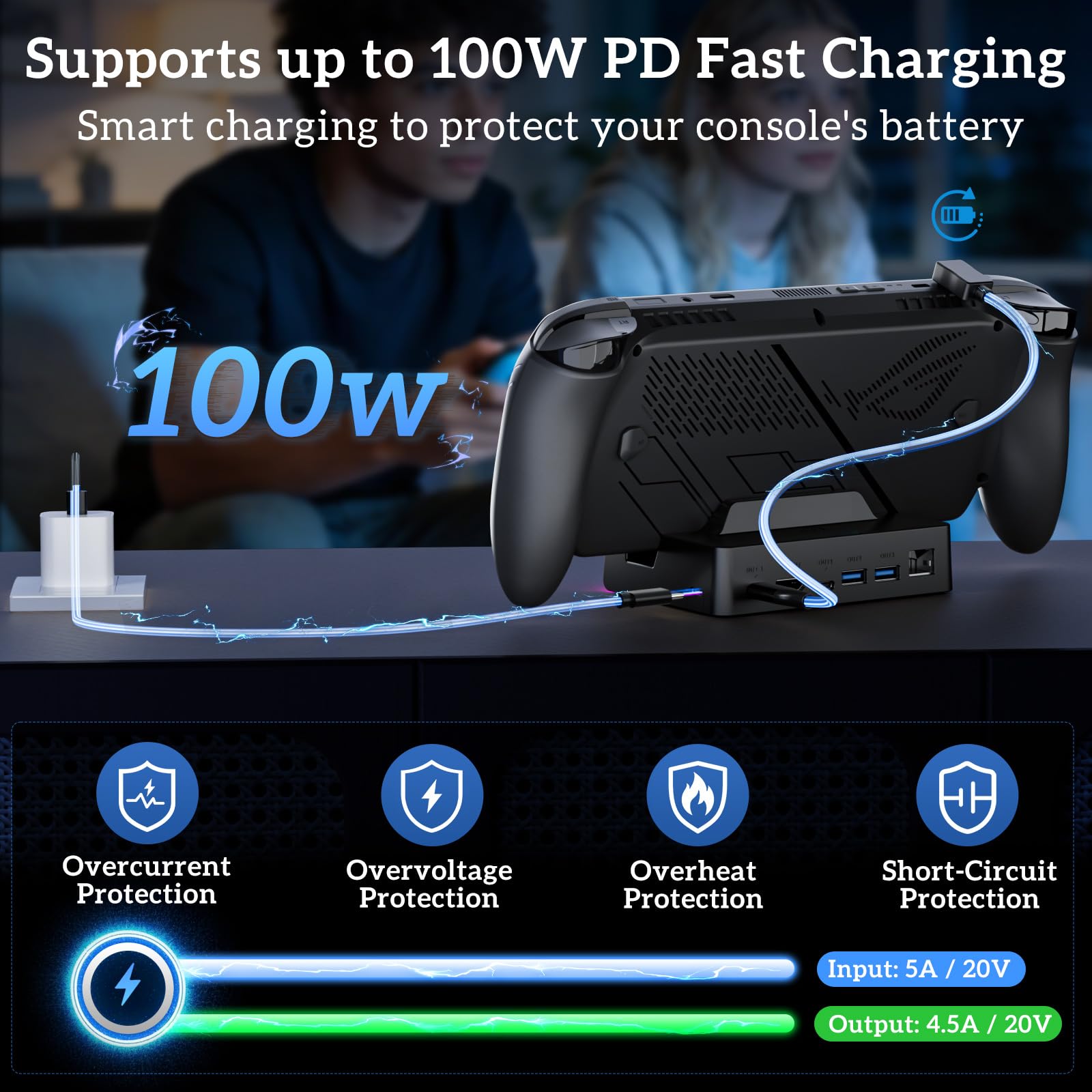 Docking Station per Steam Deck - Nero