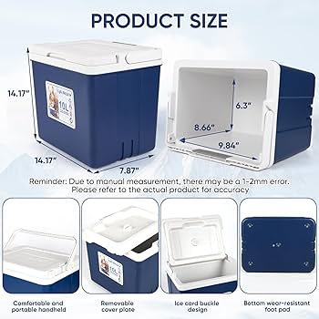 クールス「COOL BLOOD BROTHERS from COOLS LifeBROS 11qt 19qt Insulated Portable Cooler Leak-Proof Ice
