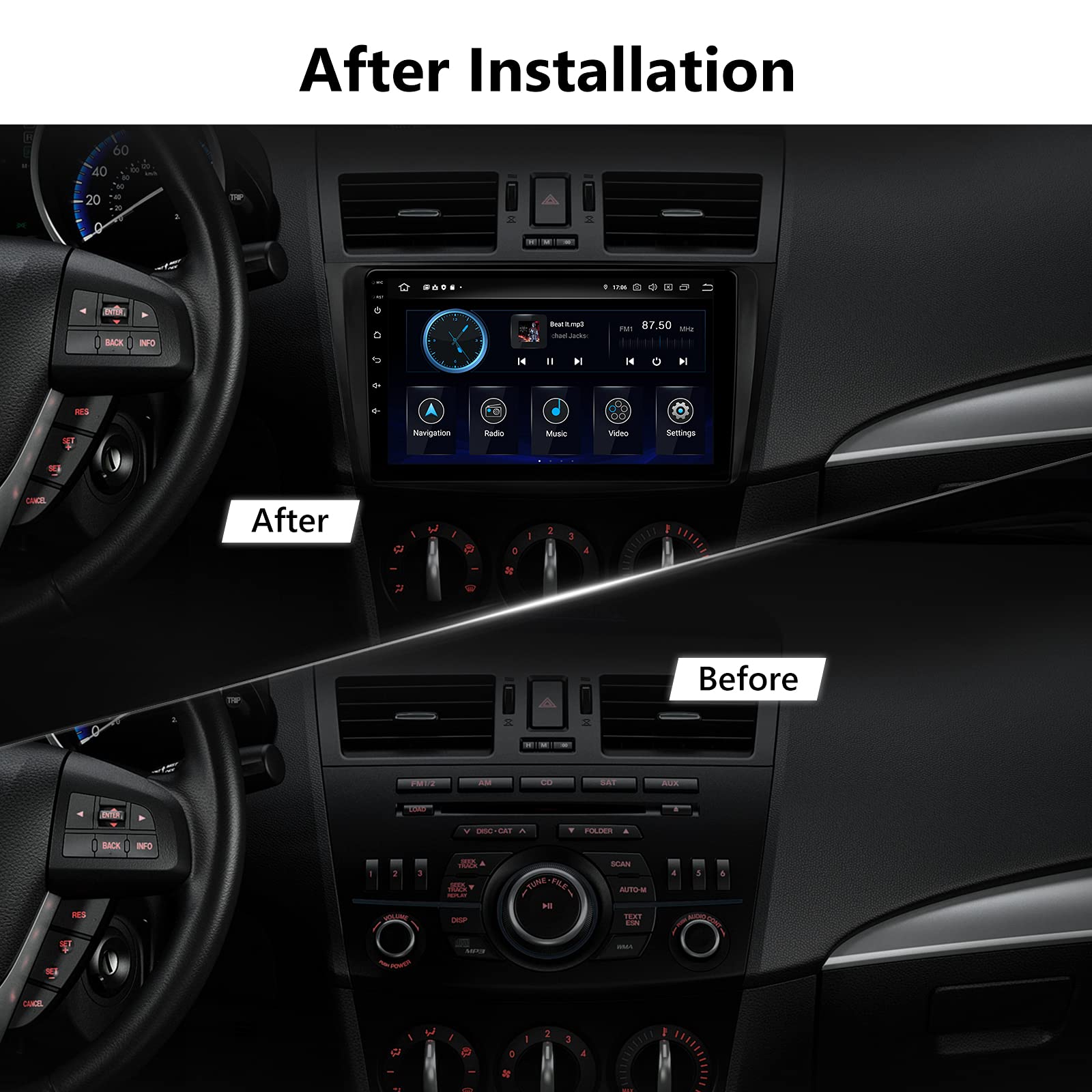 Eonon Android 11 Car Stereo, CarPlay & Android Auto Car Stereo Receiver