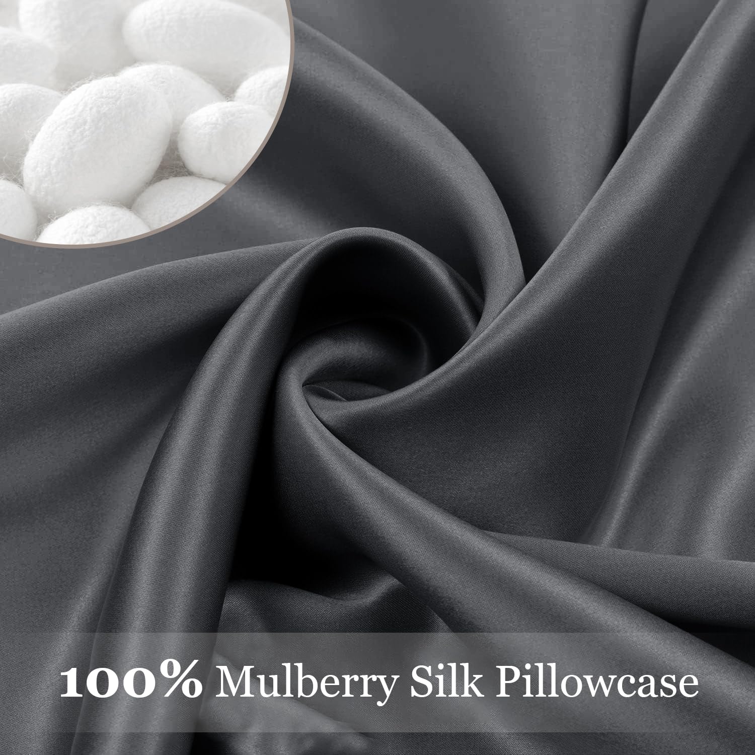 Lot de 2 housses de coussin en satin de qualité supérieure