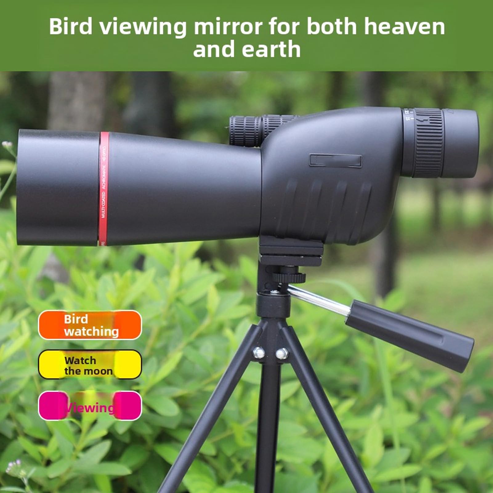 Cryfokt 105-52/1000m Spotting Scope Waterproof HD Spotter Scope for Bird