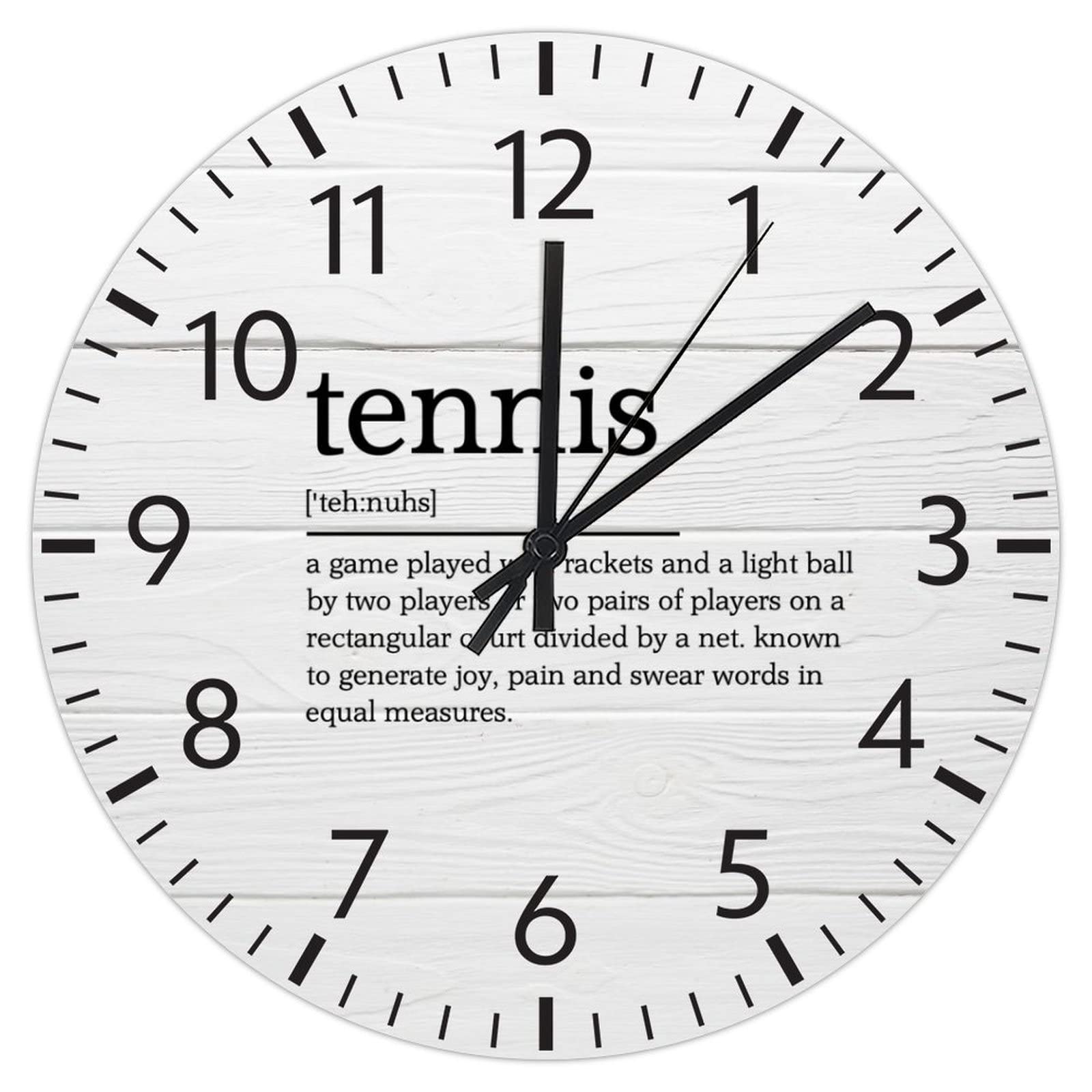 Horloge murale silencieuse sans tic-tac mécanisme quartz 30cm