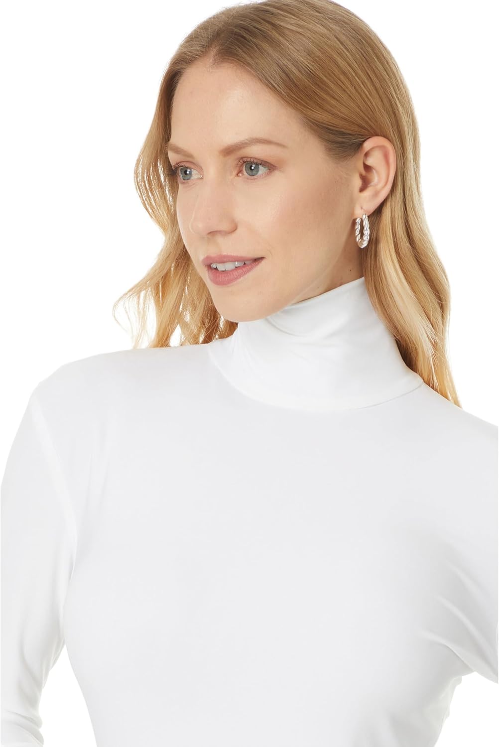 Norma Kamali Womens Slim Fit Long Sleeve Turtle Top - Image 3