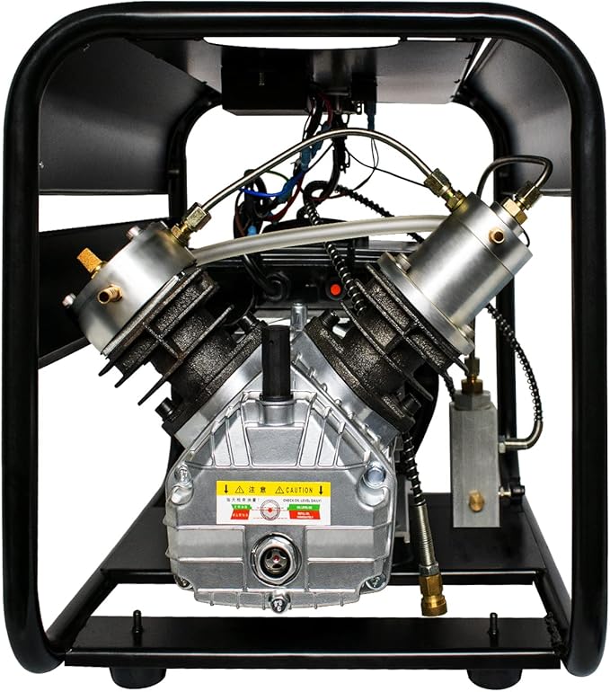 TUXING 4500Psi PCP Air Compressor,Double Cylinder High Pressure Pump