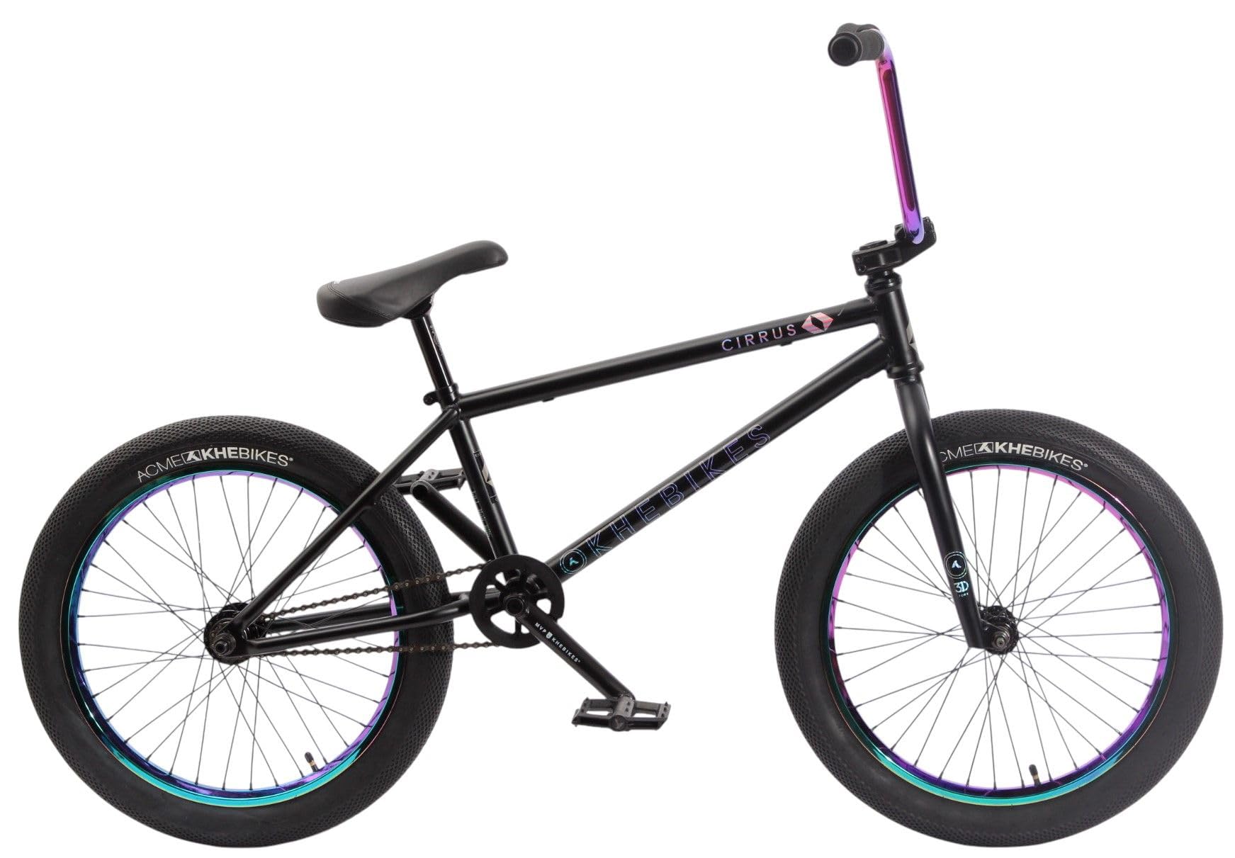 KHE Cirrus FC PRO 20 Pollici BMX - CrMo Telaio - 10,2 kg - Greyhound Freecoaster - Cerchi Oil Slick - Street/Park - Modello 2025 - Brakeless Ready - 20,8" TT - per piloti 145-190 cm