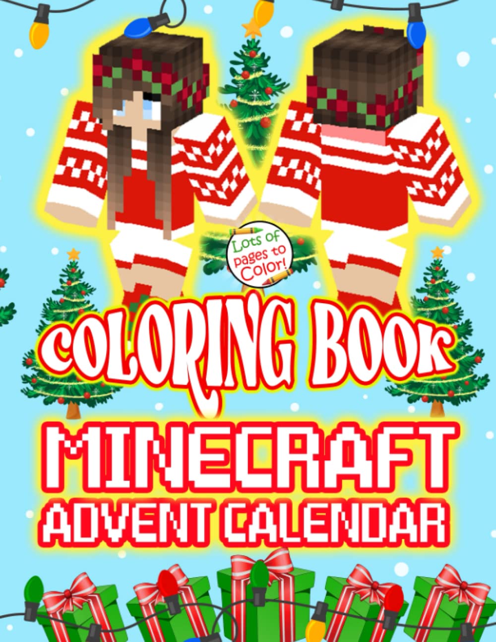 Buy Mínecraft Advent Coloring Book Mínecraft Advent 2021 With 25