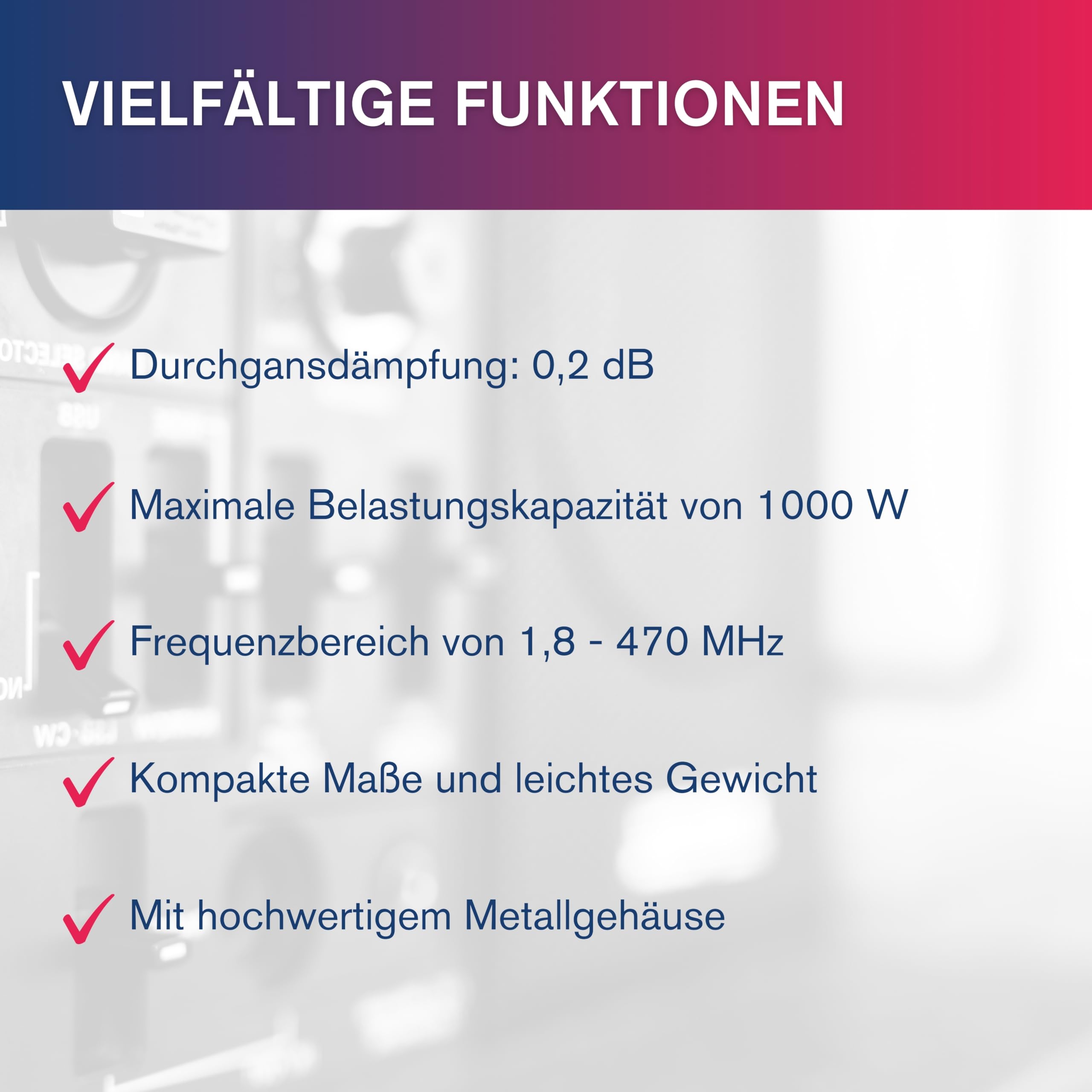 Albrecht CX 201 2-Wege PL Antennenumschalter 7401, ideal für CB Funk/Amateurfunk, Metallgehäuse, Koaxialsplitter für 2 Funkantennen mit PL-Stecker