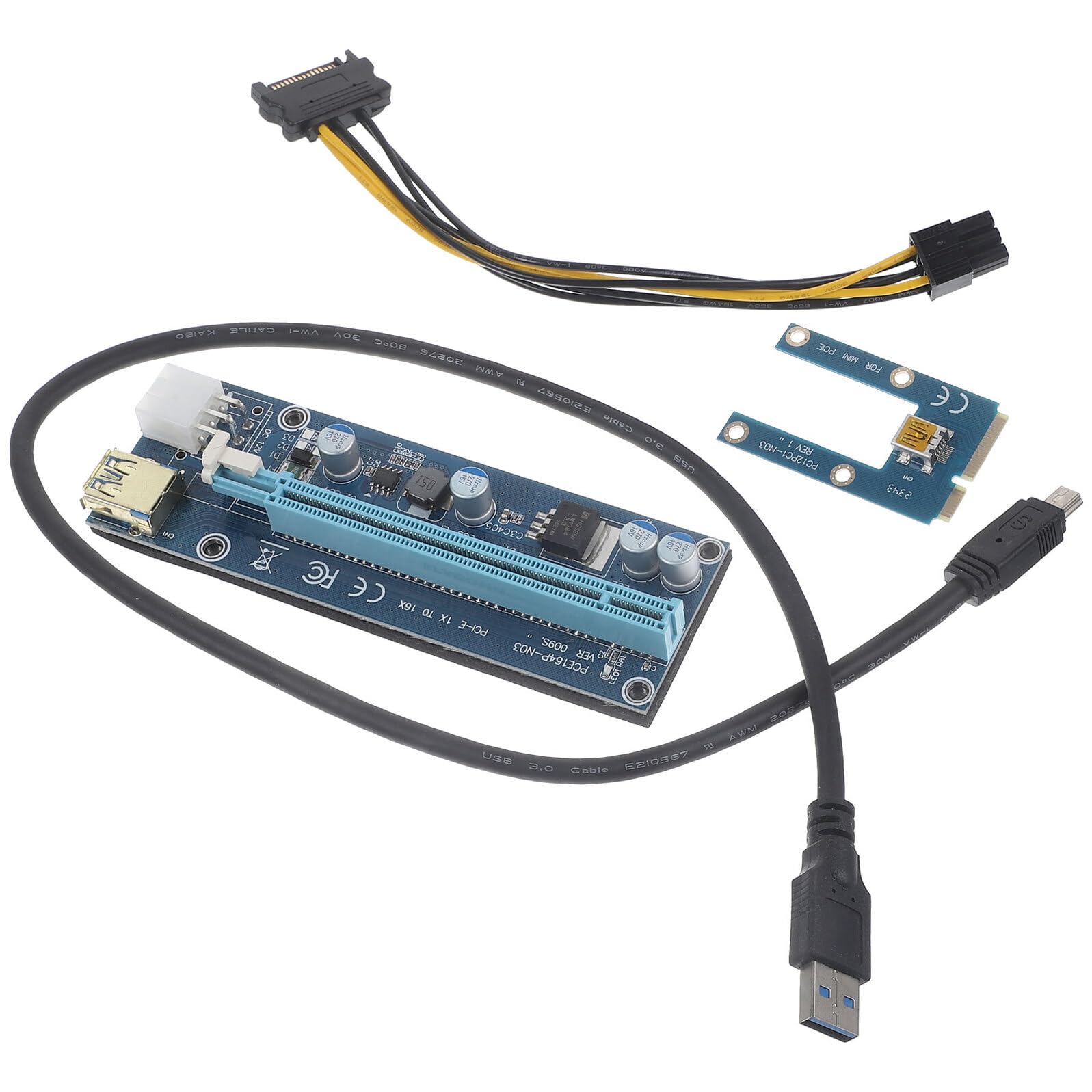 Cable GPU externa PCIe para conectar monitores externos y portátiles con placa PCB 8