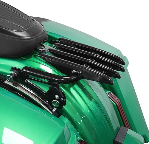 Miniatura 3 de TCT-MOTORPARTS Stealth - Portaequipajes desmontable para Harley Touring Road Street Glide Road King Glide Electra Glide 2009-2025