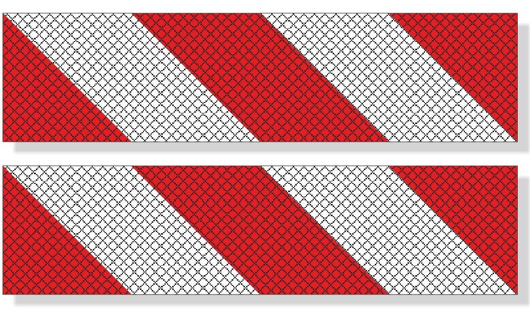 Quattroerre Adhesive Refractive Bands DX+SX, Set of 2