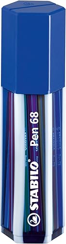 Miniatura 10 de STABILO Bolígrafo de punta de fieltro premium 68 ColorParade - 20 piezas - Colores surtidos