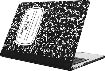Fintie Case for MacBook Air 13 inch A3449/A3240/A3113/A2681 2022-2026 | M2/M3/M4/M5, Snap On Hard Shell, Full Port Access, Easy On/Off, Lightweight, Composition Book