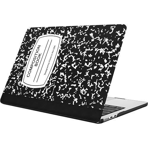 Fintie Case for MacBook Air 13.6 Inch A3449 A3240 A3113 A2681 (2022 2023 2024 2025 2026 Release) - Protective Snap On Hard Shell Cover for MacBook Air 13 Inch M2 M3 M4 M5 Chip (Composition Book)