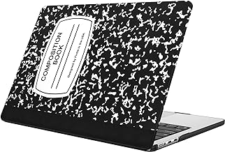 Fintie Case for MacBook Air 13 inch A3449/A3240/A3113/A2681 2022-2026 | M2/M3/M4/M5, Snap On Hard Shell, Full Port Access, Easy On/Off, Lightweight, Composition Book