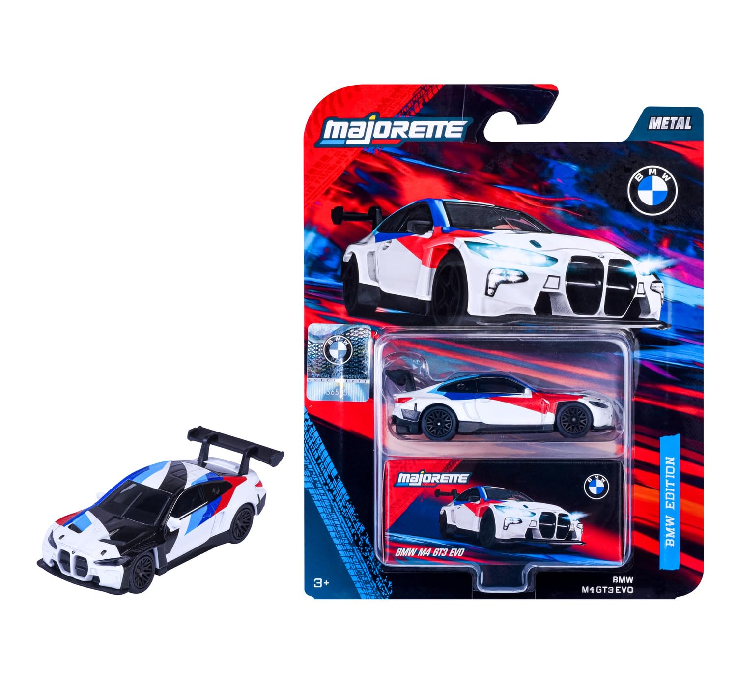 Majorette 850210100302 1:64 Deluxe BMW M4 GT3 EVO Die-Cast Car, Assorted - New