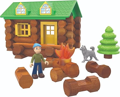 Miniatura 2 de Lincoln - Juego de troncos de madera real, 59 piezas, troncos de madera real, a partir de 3 años