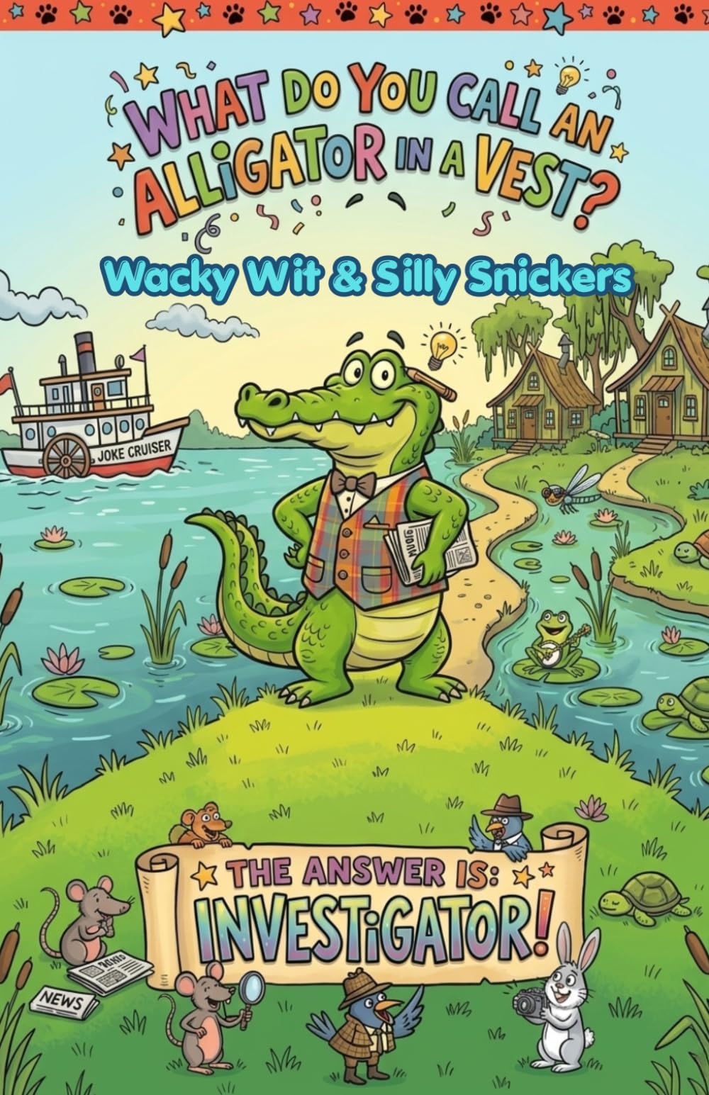 Wacky Wit & Silly Snickers: The Ultimate Book of Belly Laughs Funny Silly Stories for kids Riddles,Tongue Twisters,Jokes,Humor and Puns.