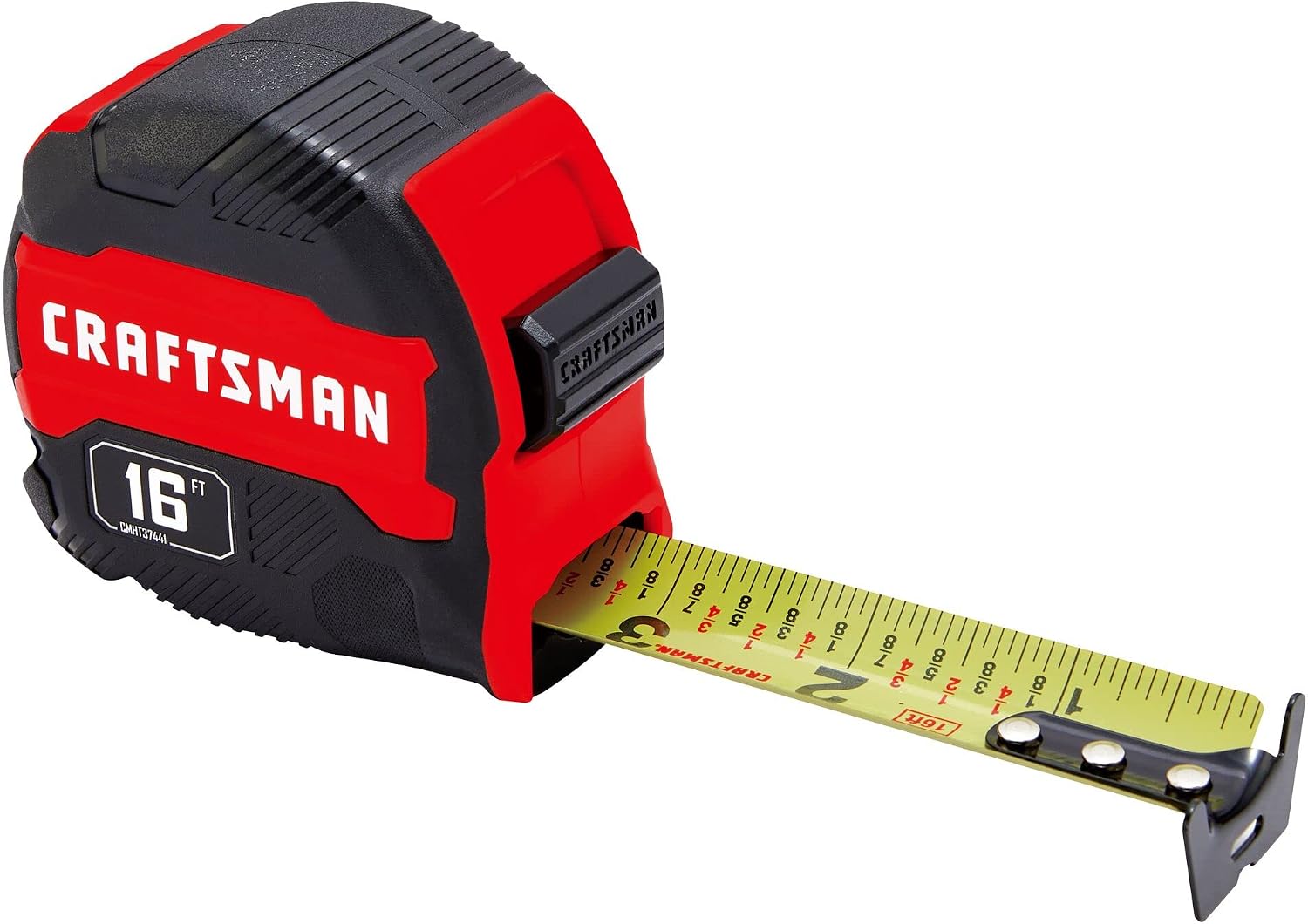 CRAFTSMAN Tape Measure, Compact Easy Grip, 16 FT (CMHT37441S)