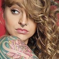 Vista 5 de WildKlass Jewely Septum - Anillo de acero quirúrgico para nariz 316L sin costuras (se vende individualmente)