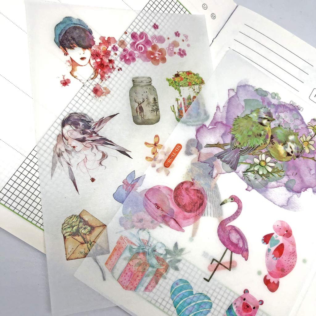 Stickers met bloemen, planten en botanische ontwerpen