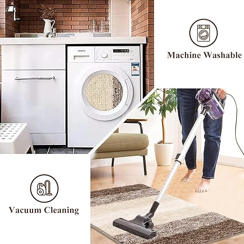 Miniatura 118 de Vaukki Tapete para puerta de entrada, antideslizante, absorbente, atrapador de lodo, tapete para el interior, tapete lavable para puerta de entrada