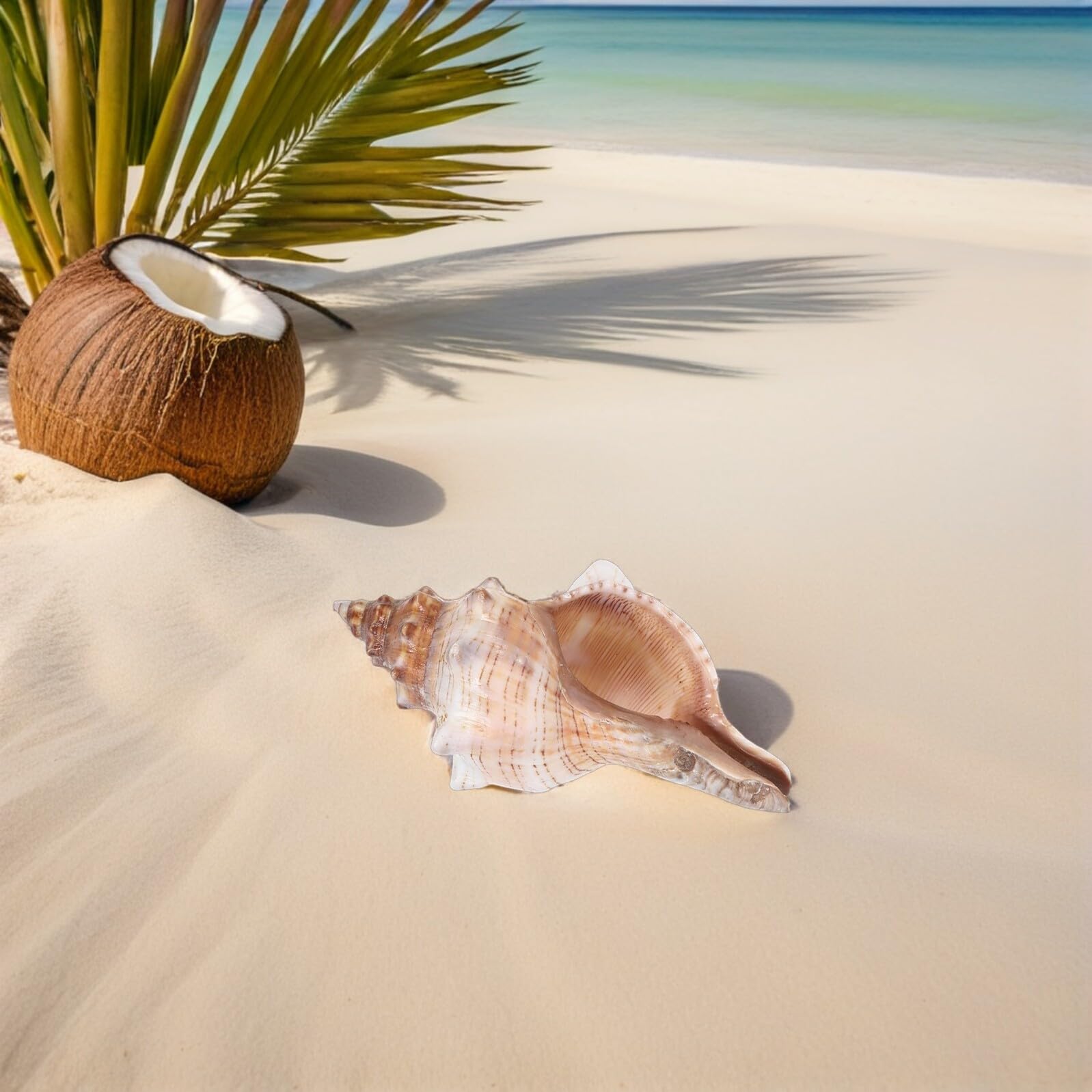 Conchiglie di Mare Naturali 16-18 Cm, Riempitivi Decorativi per Vasi e Acquari, Accessori a Forma di Conchiglia per Decorazioni Casa e Feste Tema Spiaggia