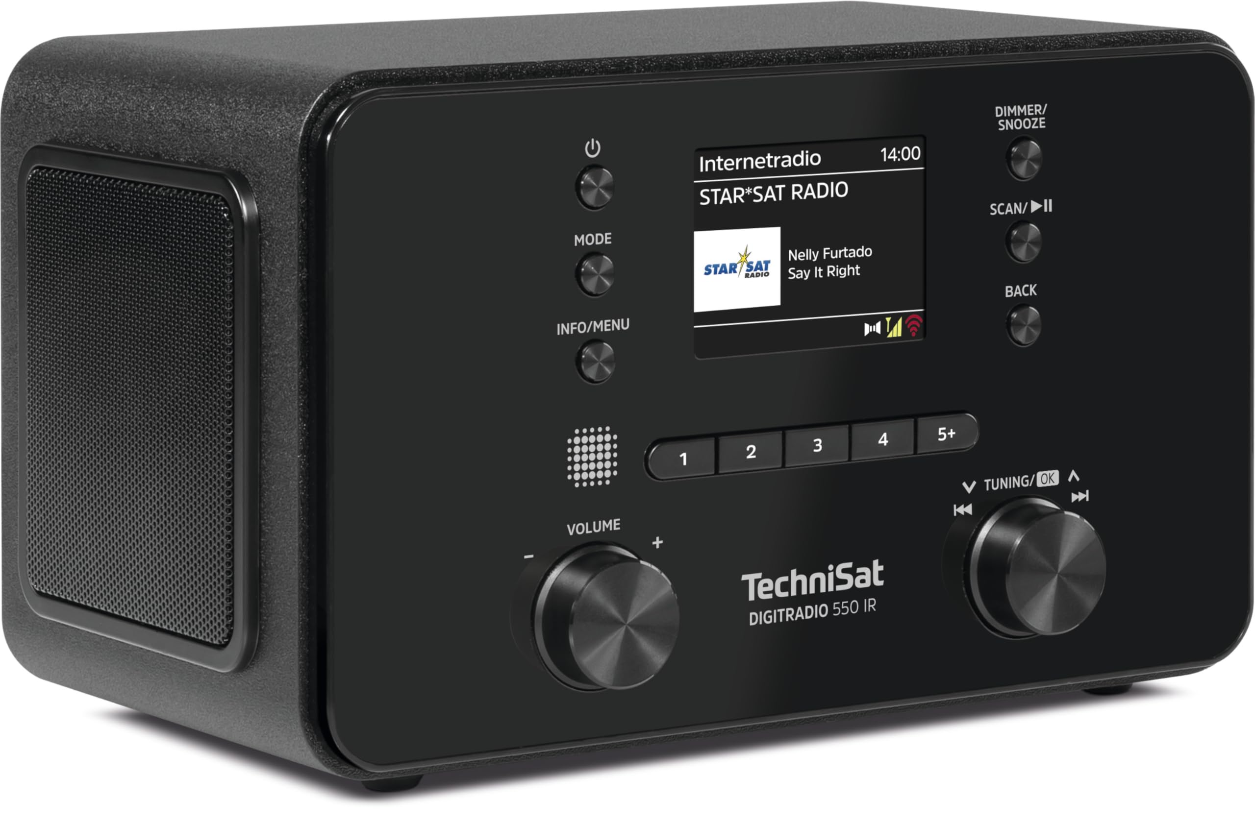Lettore Cd Hifi TechniSat DIGITRADIO 550 IR - Stereo Internet Radio (DAB Streamer Audio Hi-fi