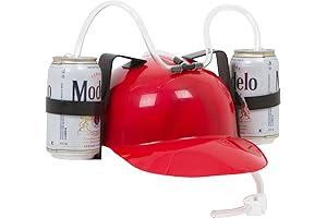 Drinker Beer and Soda Guzzler Helmet: The Perfect Alcohol Gag Gift for Parties and Fun