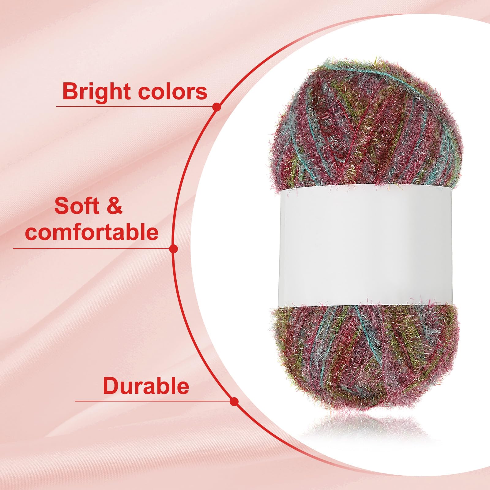 PATIKIL 218 Yard Scrubbie Yarn - Image 3