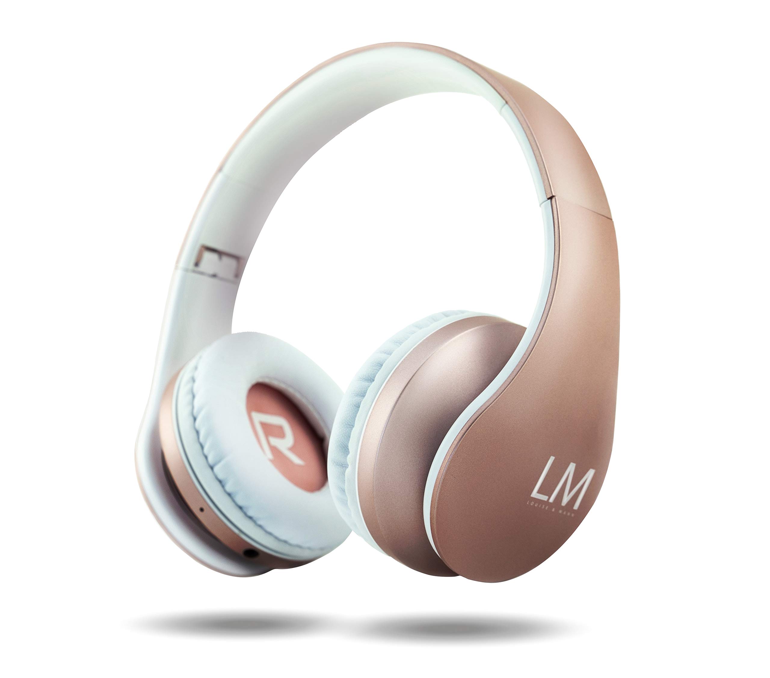 Bluetooth Headphones, Louise\u0026Mann Wireless Headphones Over-Ear, Stereo  Headset with Microphone, Soft Earmuffs, Bag for Transport for  Phones/Tablets/PC (Rose Gold): Buy Online at Best Price in UAE - Amazon.ae