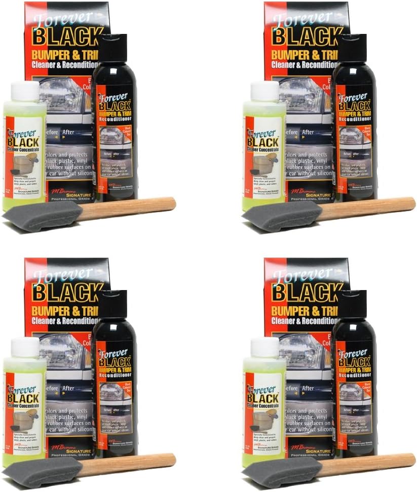 Forever Black Bumper & Trim Dye Kit (4 PACK)