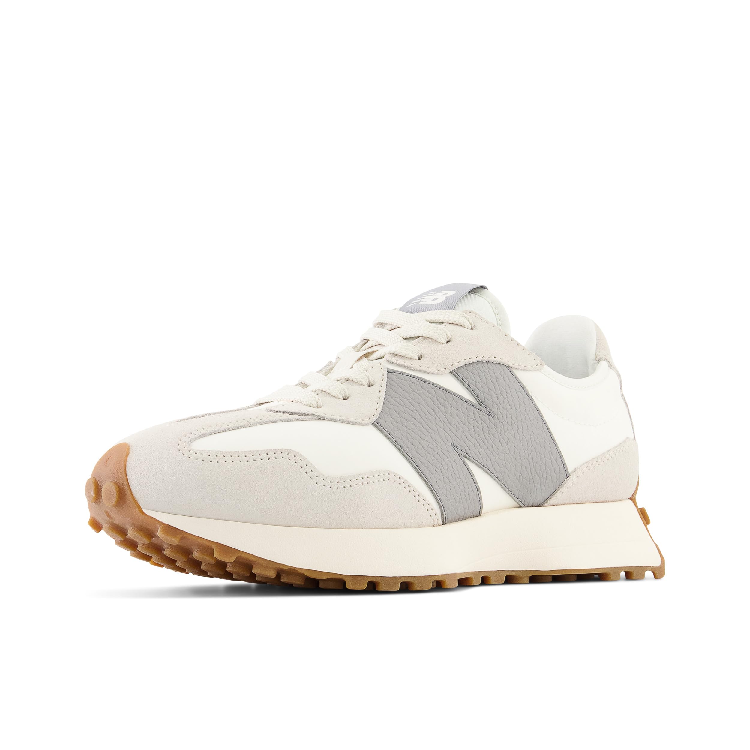 New Balance Unisex. U327V1 TéNis De Couro 327 Em Branco (37), Plano, CordãO, Casual-image