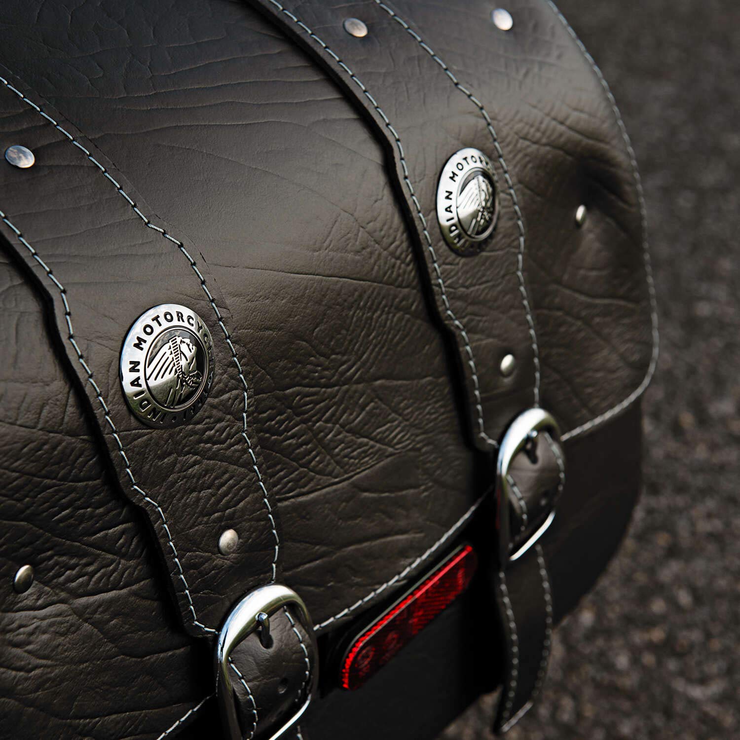 Amazon.com: Indian Motorcycle Genuine Black Leather Saddlebags