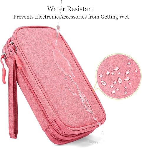 Miniatura 3 de Funda de accesorios electrónicos, bolsa organizadora de electrónica, funda organizadora de cables de viaje portátil, bolsa de almacenamiento