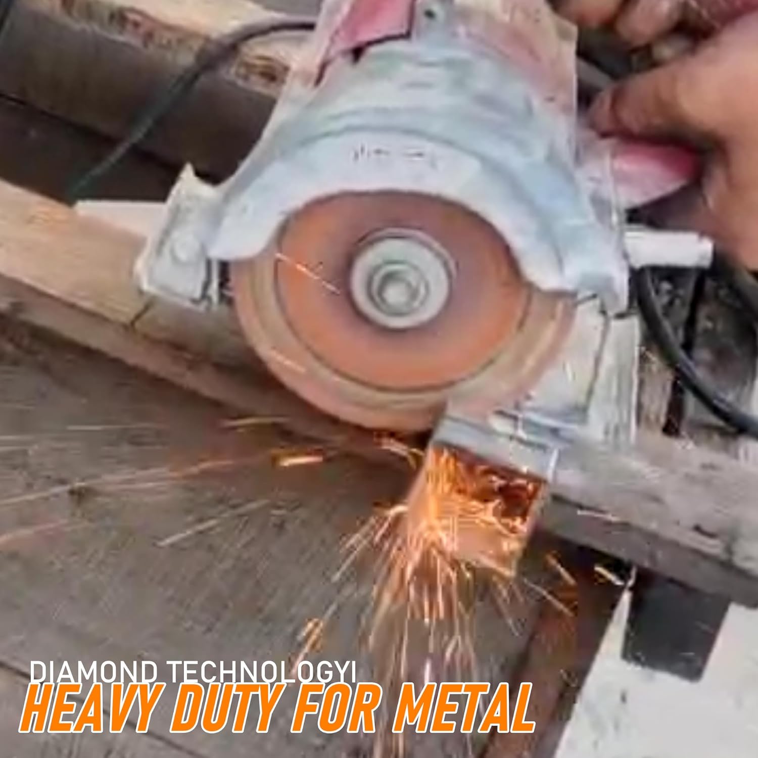 Diamond Cutting Wheel 4-1/2 x 7/8 Inch for Metal Cut Off Wheels Metal Cutting Blade for Rebar, Steel, Iron and INOX (3PCS)