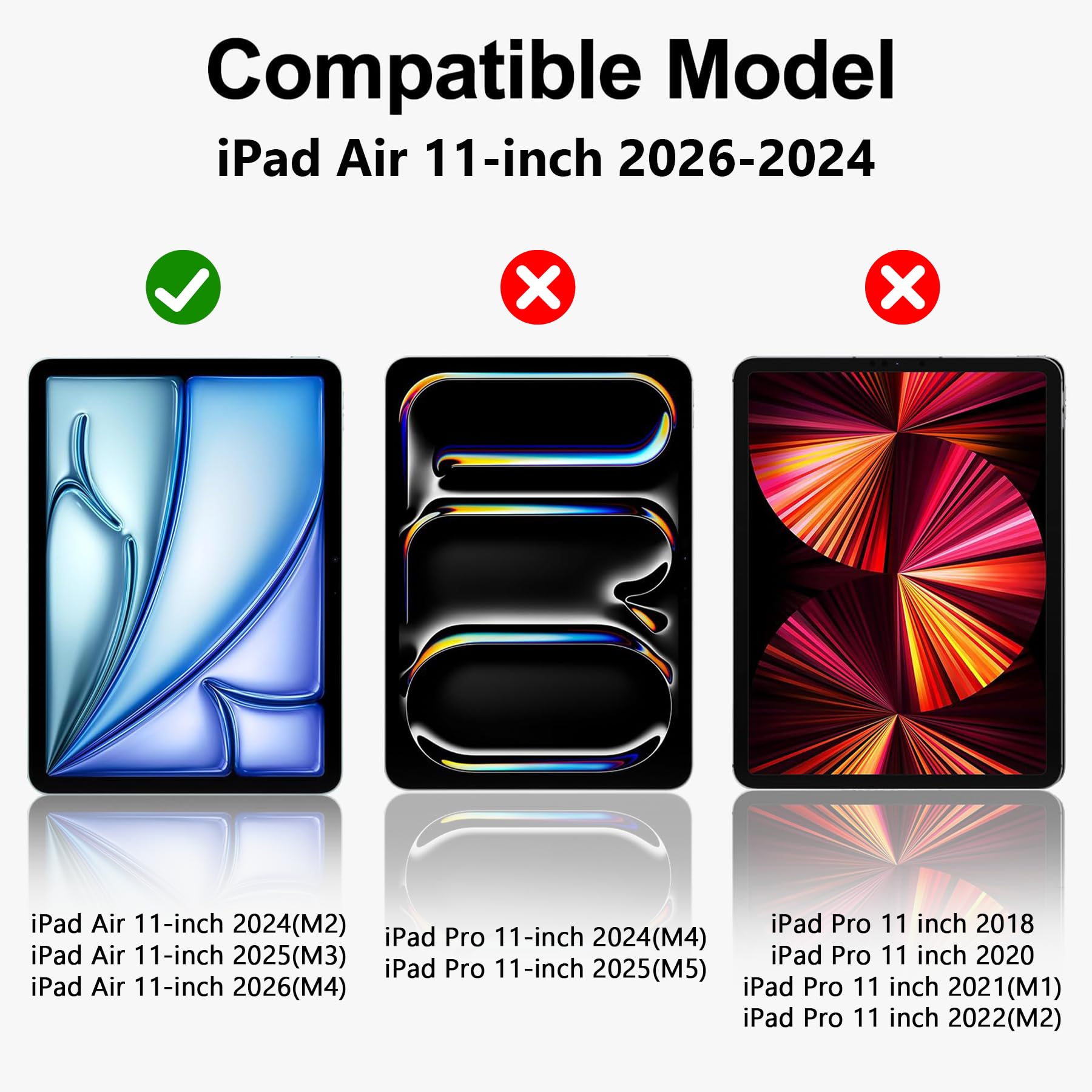 2 Pack - Blaulichtblockierende Displayschutzfolie kompatibel mit iPad Air 11 Zoll 2024 6th Generation M2, Anti-Blaulicht Anti-Glare iPad Air 11 Zoll Tablet Displayschutzfolie Anti-Fingerabdruck
