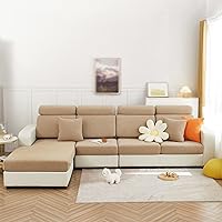 Vista 15 de Funda universal para sofá modular, fundas elásticas individuales para sofás, cojines de sofá de repuesto en forma de L, funda de asiento para sofás