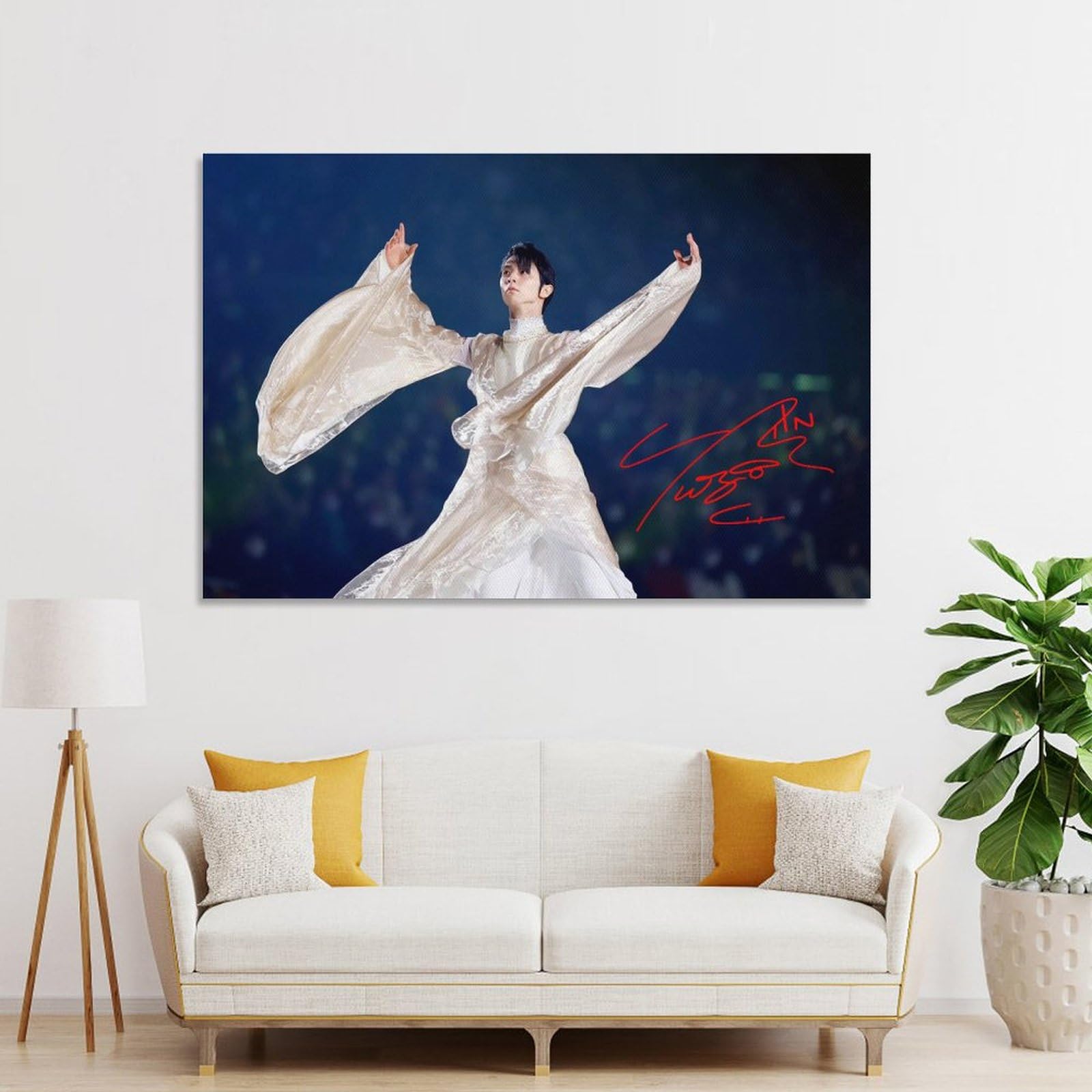 Amazon.co.jp: 羽生結弦フィギュアスケーターのアートポスター (19