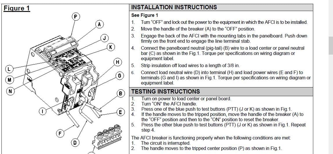 Siemens 2-Pole 120-Volt Combination Type Arc Fault Circuit Interrupter, 20 AMP