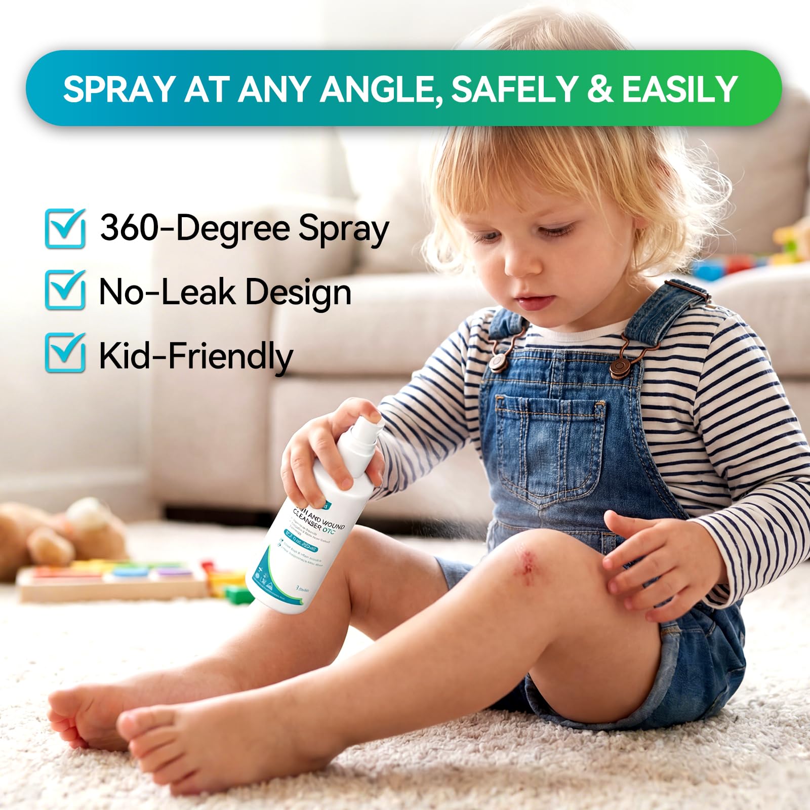 Dimora Skin and Wound Spray OTC First Aid Antiseptic Wound Cleanser 80ml — Amazon image 4