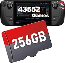 256G Retro Games Card for Steam Deck/Win 600, 43552 Retro Games and 73 Emulator Console Plug and Play, Batocera 37 Game System, DIY Your Retro Game Console (256G)